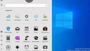 Windows 10 : Microsoft teste un nouveau menu Démarrer